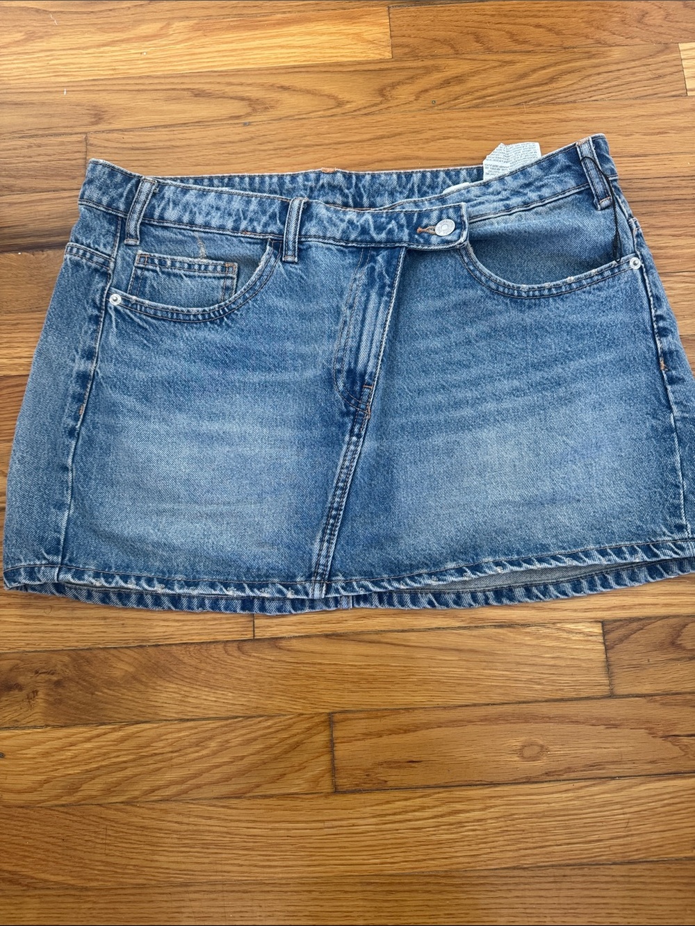 Zara  Blue Denim Mini Skirt